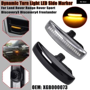 ランドローバー 2X LED サイド マーカー ランプ リピーター インジケーター ライト ローバー スポーツ L320 LR2 フリーランド 2 L359 LR3 LR4 ディスカバリ