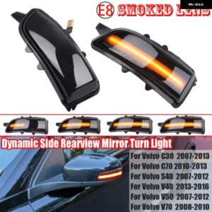 ボルボ S40 S60 S80 C30 V50 V70 ダイナミックウィンカー ライト LED バックミラー サイドミラー シーケンシャルウインカー インジケーター