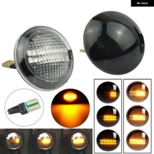 ランドローバー 2個 リピーターシーケンシャルフラッシャーウインカー LED ダイナミックウィンカー ライト レンジローバー L322 2002-2012