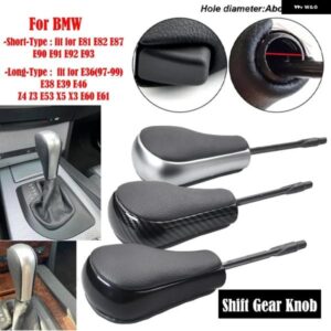BMW レザーカー自動 シフト ギアノブ レバー GAITOR E81 E82 E87 E90 E91 E92 E93 E36 E38 E39 E46 Z4 Z3 E53 X5 X3 E60 E61