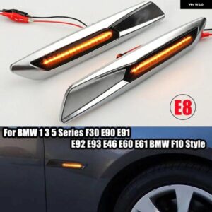BMW 2個 ダイナミック LED ウィンカーライトウインカー 1 3 5シリーズ F30 E90 E91 E92 E93 E46 E60 E61 F10 カー スタイリング