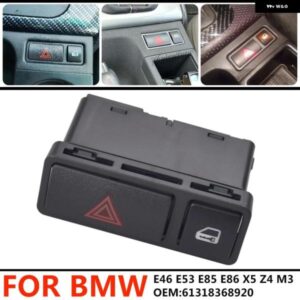 BMW ハザード緊急フラッシャーライト スイッチ ハザード ボタン 61318368920 E46 E53 E85 E86 X5 Z4 M3 325 3シリーズ