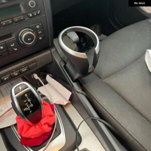 BMW フロントカップドリンク ホルダー 電話 ホルダー オーガナイザー 51160443082 - 128I 135I 2008-2013 X1 E82 E84 E88 カーアクセサリー