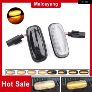 ランドローバー ディスカバリー 2 99-04 ディフェンダーフリーランダー 1 02-05 1ペア 車 LED サイド マーカーライト リピーター インジケー