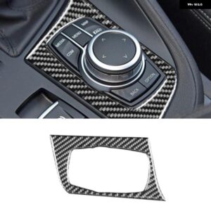 BMW カーボン X1 F48 2016-2022 X2 F39 2018-2022 車マルチメディア ボタン パネル カバー トリム インテリア アクセサリー LHD