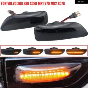 ボルボ 左 + 右 30722641 3072264 LED サイドマーカー ウインカー ウィンカーライト XC90 S80 XC70 V70 S60 2001-2009
