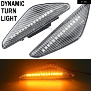 BMW 2個 X3 F25 2011-2017 X5 E70 2007-2013 X6 E71 E72 2008-2014 ダイナミック LED ライトサイドマーカーシーケンシャル インジケーター ウインカー
