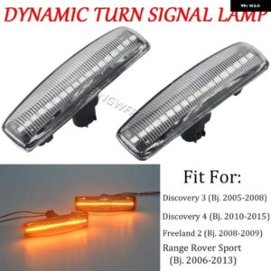ランドローバー ダイナミックウインカー LED サイドフェンダーミラー ランプ ウィンカーライト DISCOVERY3 2005-2008 DISCOVERY4 2010-2015