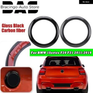 BMW 1シリーズ F20 F21 2011-2019 ロゴ フレーム トリム ステッカー リアバッジリングカバー エンブレム車 外装 部品