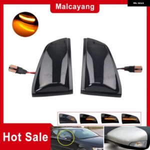 ボルボ S40 V50 2004-2008 C70 2006-2009 8679775 ウィンカーシーケンシャルランプ 2個 サイドマーカー インジケーター ライト