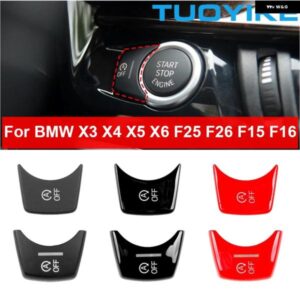 BMW スタートストップ エンジン オフ ボタン スイッチカバー トリム を交換 X3 X4 X5 X6 F25 F26 F15 F16 F10 F11 F18 F07 F06 F12 F01 F02