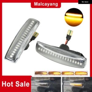 ランドローバー 防水 フェンダー流れるサイドウィンカー マーカーライト LR007954 アンバー ダイナミックウインカー LED ディスカバリー 3 4 フリーランド