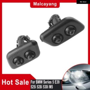 BMW カーパーツ ヘッドライト ヘッドランプ ウォッシャーノズル ジェットスプレー 61678360661 61678360662 シリーズ 5 E39 525I 528I 530I 540I M5