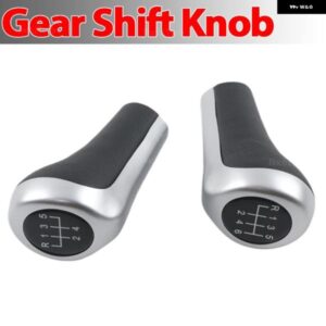 BMW シルバー 5/6スピード ギア シフト ノブ 1 3 5 6シリーズ E30 E32 E34 E36 E38 E39 E46 E53 E60 E63 E83 E84 E90 E91