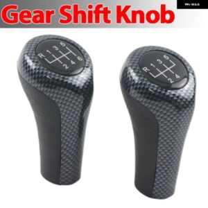 BMW カーボンルック マニュアル 5 6スピード ギア シフト ノブレバーハンドル 1 3 5 6ER E46 E53 E60 E61 E63 E81 E82 E83 E84 E87 E90 E91 E92