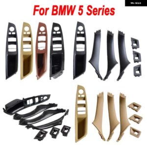 BMW 2011-2017 5シリーズ F10 F18 F11ドアハンドル パネル プロテクター プル トリム カバー 自動 インテリアドアハンドル ステッカー
