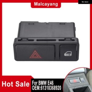 BMW E46 E53 E85 E86 X5 Z4 M3 325 3シリーズ ハザード非常灯スイッチハザード ボタン セントラ ルロック付き 61318368920