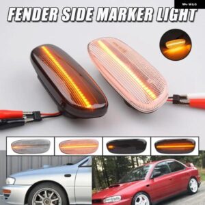 スバル LED ライト インプレッサ GC GM GF 1993-96-2001 フェンダーサイドマーカー ダイナミックウィンカー ライトカーア