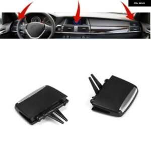 BMW X5 E70 X6 E71 E72 2007-2014 ブラック インテリア フロント エアコン ベント アウトレット タブ リペアクリップ キット 1個 専用
