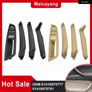 BMW カー スタイリング 左右 インテリア インナードア 51416969401 E70 E71 X5 X6 ベージュ黒 アームレスト パネル ハンドルプル トリム ホルダー