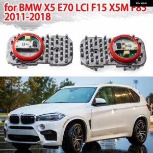 BMW 超高輝度 デイタイム ランニングライト 1305715084 X5 E70 LCI F15 X5M F85 2011-2018 ANGEL EYES DRL モジュール 63117263051