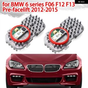BMW ホワイト デイタイム ランニング ライト 1305715084 6シリーズ F06 F12 F13 フェイスリフト前 2012-2015 63117263051 ANGEL EYES DRL モジュール