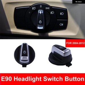 BMW カー スタイリング インテリア インナー ヘッドライト RETROSWITCH ボタン 変換カバー キャップ 3シリーズ E90 318 320 325 330