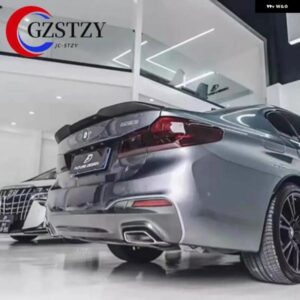 BMW リア スポイラー 5シリーズ G30 F90 M5 2017+ ABS グロスマットブラックカーボンルックバックウイン グリップ プロ スタイル