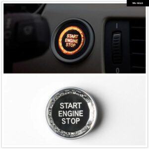 BMW クリスタル エンジン スタート ストップ ボタン スイッチ カバー キー ノブ キャップ E シャーシ E21 E90 E92 E93 E64 E46 E60 1/3/4/5/6/7/8シリーズ
