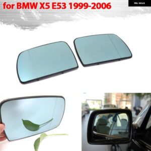 BMW 左右サイドミラー ガラスブルーリアビューバックビュー外角 X5 E53 1999-2006 カーアクセサリー