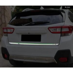 スバル リア トランク テールゲートドア蓋カバー トリム 1個 XV 2017-2021 カー スタイリング ステンレス 外装