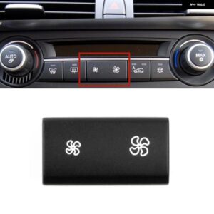 BMW A/C スノーファン風速スイッチ ボタン E70 X5 X5M E71 E72 X6 エアコン 冷凍スノーフレーク気候 制御 キャップ