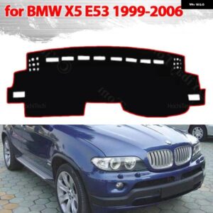 BMW X5 E53 1999 2000-2006 ダッシュボード カバー ライトパッド サンシェード 抗 UV カーペット滑り止めケースマット 2001 2002 2003