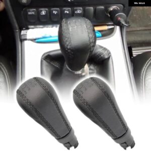 ボルボ S60 S80 V70 XC70 PU レザー ギア シフト ノブハンドボールアクセサリー 5スピード