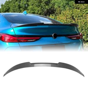 BMW M4 スタイル リア トランク リッド スポイラー リップ ウィング 2シリーズ F44 グラン クーペ 2020-2024 カーボン ルック/グロスブラック テール