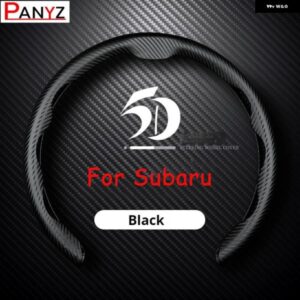 スバル カーボンパターン ステアリングホイール カバー ノンスリップ BRZ XV フォレスター レガシィアウトバックカーアクセサリー