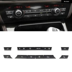 BMW 12ピース ダッシュボード コンディショニング A/C ボタン ヒータースイッチリペアキット キーキャップカバー 5 7シリーズ F07 GT/F10/F11 F01/F02