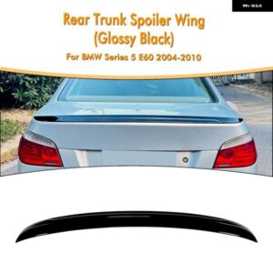 BMW 5シリーズ E60 520I 525I 530I 535I 540I 550I M5 セダン 2004-2010 リア トランク リッド スポイラー ウィングテールテールゲートスプリッターリップ