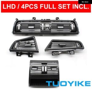 BMW LHD カーボン AC エアコン ベント グリル アウトレット カバー フレーム 交換 5シリーズ F10 520 521 523 525 528 530 2010-17