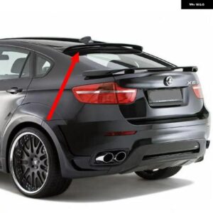 BMW X6 Xシリーズ X6 E71 2014-16 ABS 素材リア スポイラー テール トランク ウイング ブーツ リップモールディング