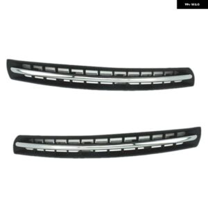 ボルボ 30678953 30678954 車左右クロームフロント バンパー エアベント カバー トリム グリル XC90 2007-2014