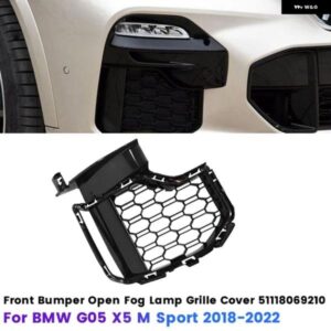BMW 右側フロント バンパー オープン グリル カバー 51118069210 G05 X5 M スポーツ 2018-2022 フォグランプ ライト グリル フレーム