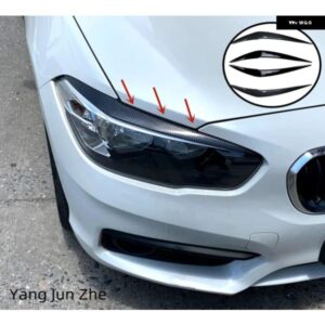 BMW 1シリーズ F20 F21 ハッチバック 118I 120I 2015-2019 フロント ヘッドランプ ヘッドライト ランプカバー 眉 ヘッドライト アイブロウ トリム