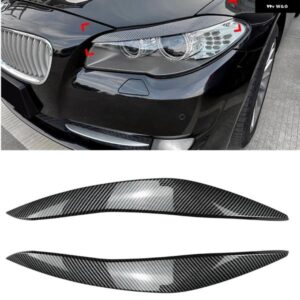 BMW 5シリーズ F10 F11 F18 520I 525I 530I 535I 2011-14 フロント ヘッドライト ランプカバー トリム ヘッドライト ヘッドランプ アイブロウ眉