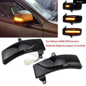 スバル 2個 LED ダイナミックサイドミラー ウインカーライト ウィンカーランプ クロストレック XV レガシィアウトバック 2013-201