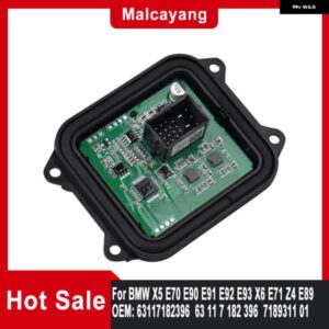 BMW X5 E70 E90 E91 E92 E93 X6 Z4 2007 2008 アダプティブ ヘッドライト ALC コントロール ユニット モジュール コーナリング 63117182396