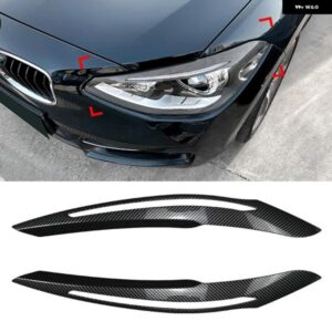 BMW 1シリーズ F20 F21 2011-2014 アドバンスモデル フロント ヘッドライト ランプ カバー トリム ヘッドライト ヘッドランプ アイブロウ ステッカー 眉