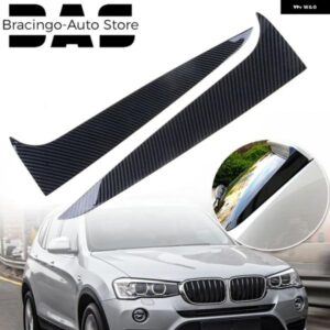 BMW X3 F25 2011-2017 ウィンドウサイド スポイラー スプリッターカバー カーボンルック車 外装 部品