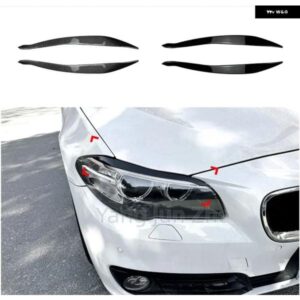 BMW ヘッドライト トリム ランプアイブロウ ヘッドライト カバー トリム 装飾 5シリーズ F10 F11 2015 2016 2017 アクセサリー