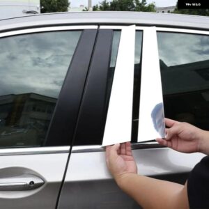 6 PPC BMW 7シリーズ F01 F02 G11 G12 2008-2020 アルミ 合金 製 カーウィンドウ Bピラー センターピラー トリム ステッカー カーアクセサリー